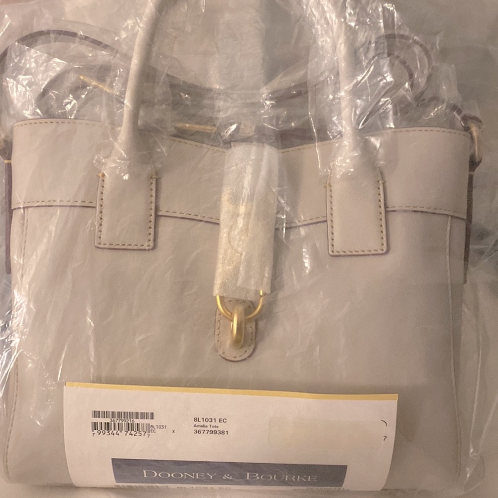 Dooney & Bourke Amelie Tote made of supple Italian Florentine leather.